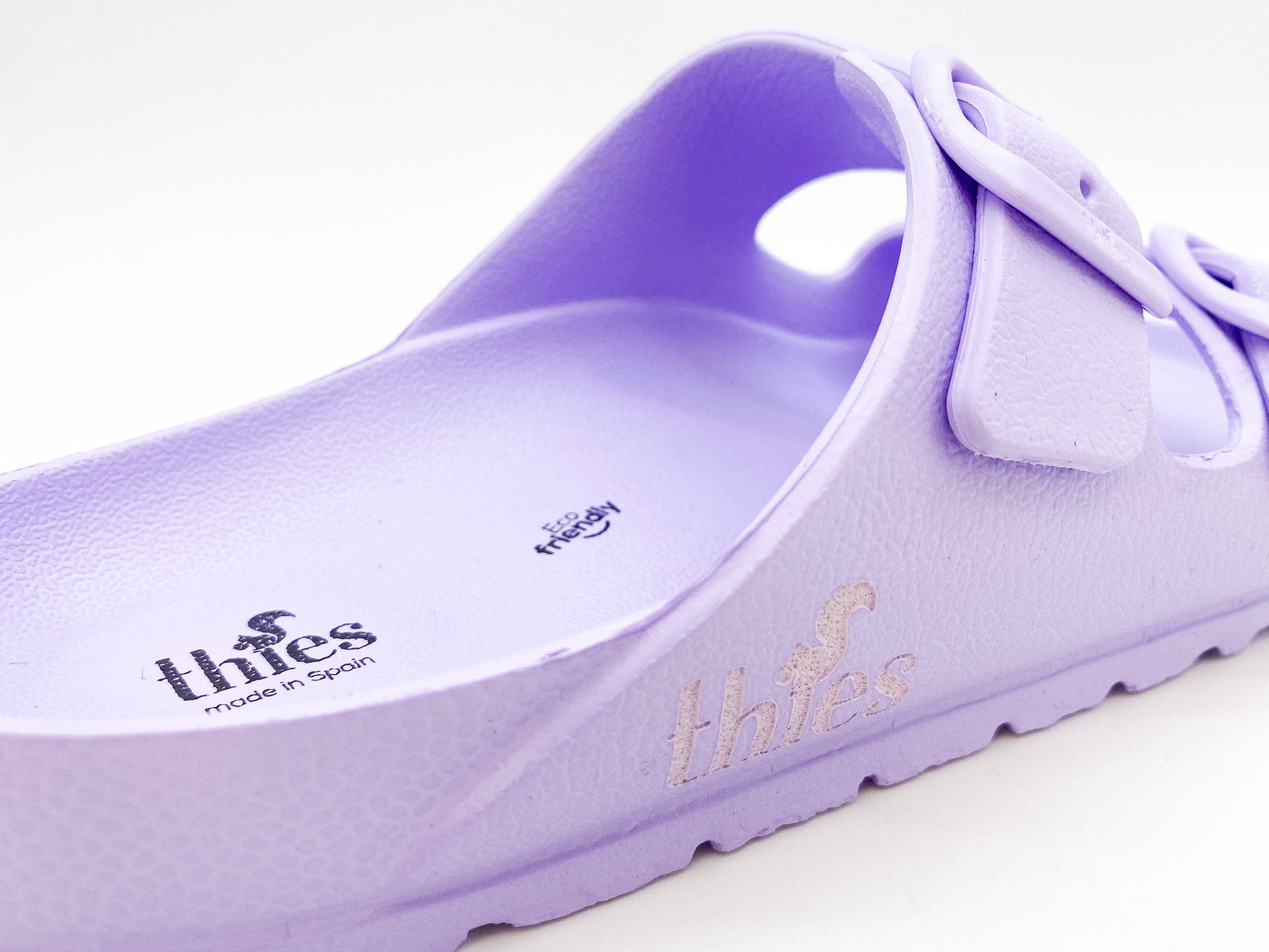 Thies 1856 ® Ecofoam Sandalen Vegan Lavendel