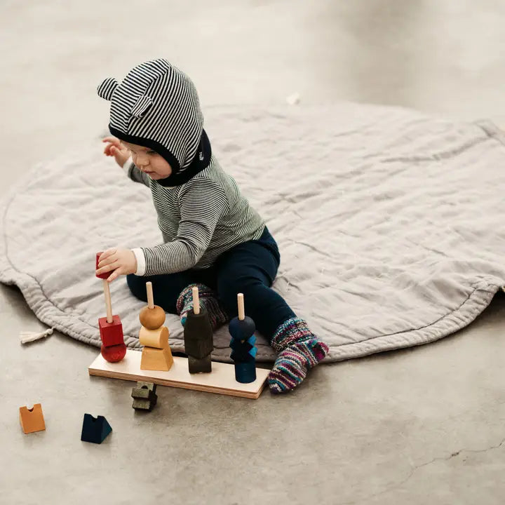 Montessori Steckspielzeug Regenbogen