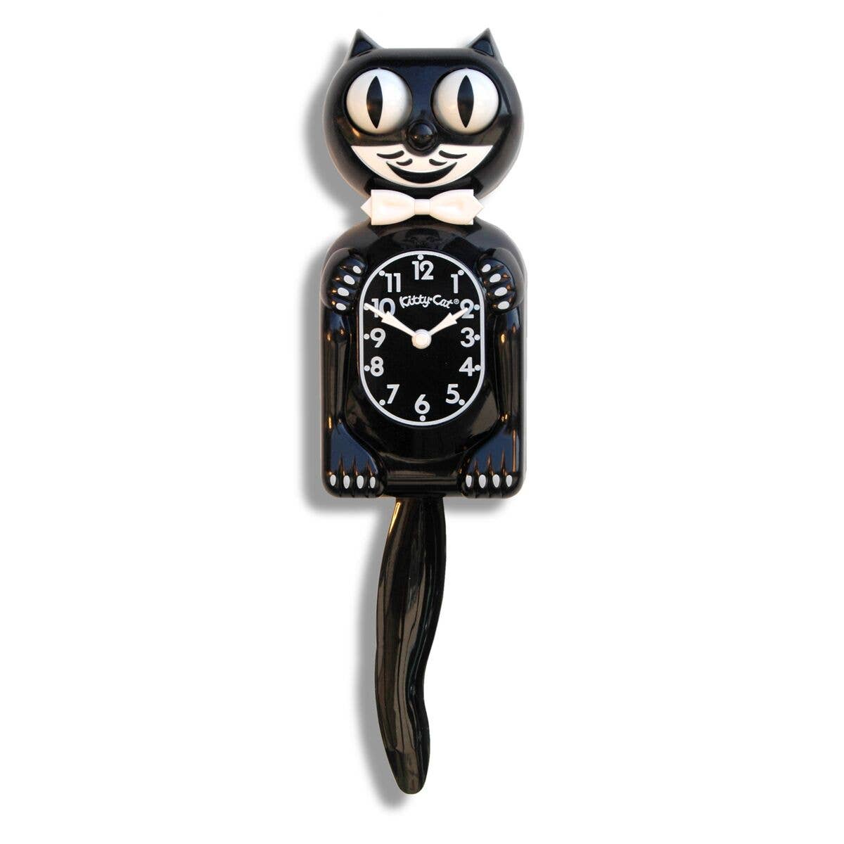 Schwarze Kitty-Cat Klock (kleinere Größe)