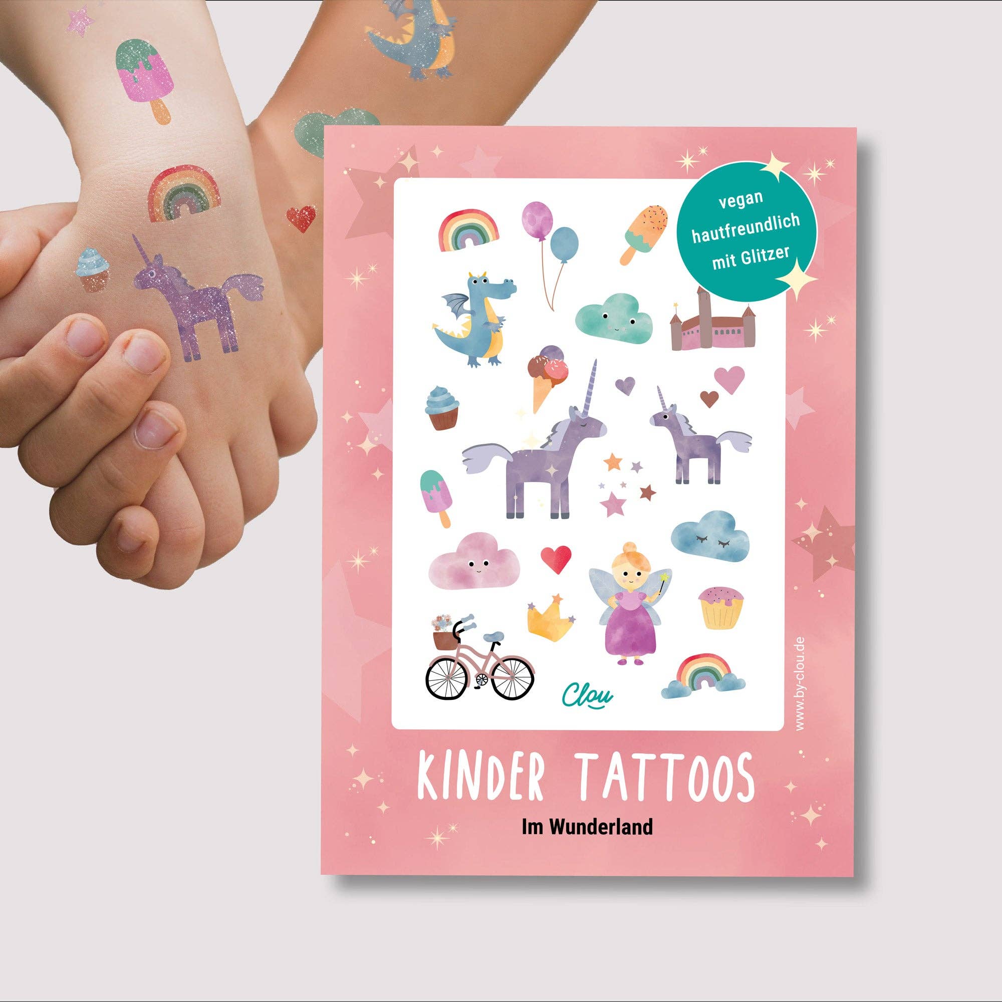 Tattoos - Glitzer "Wunderland"