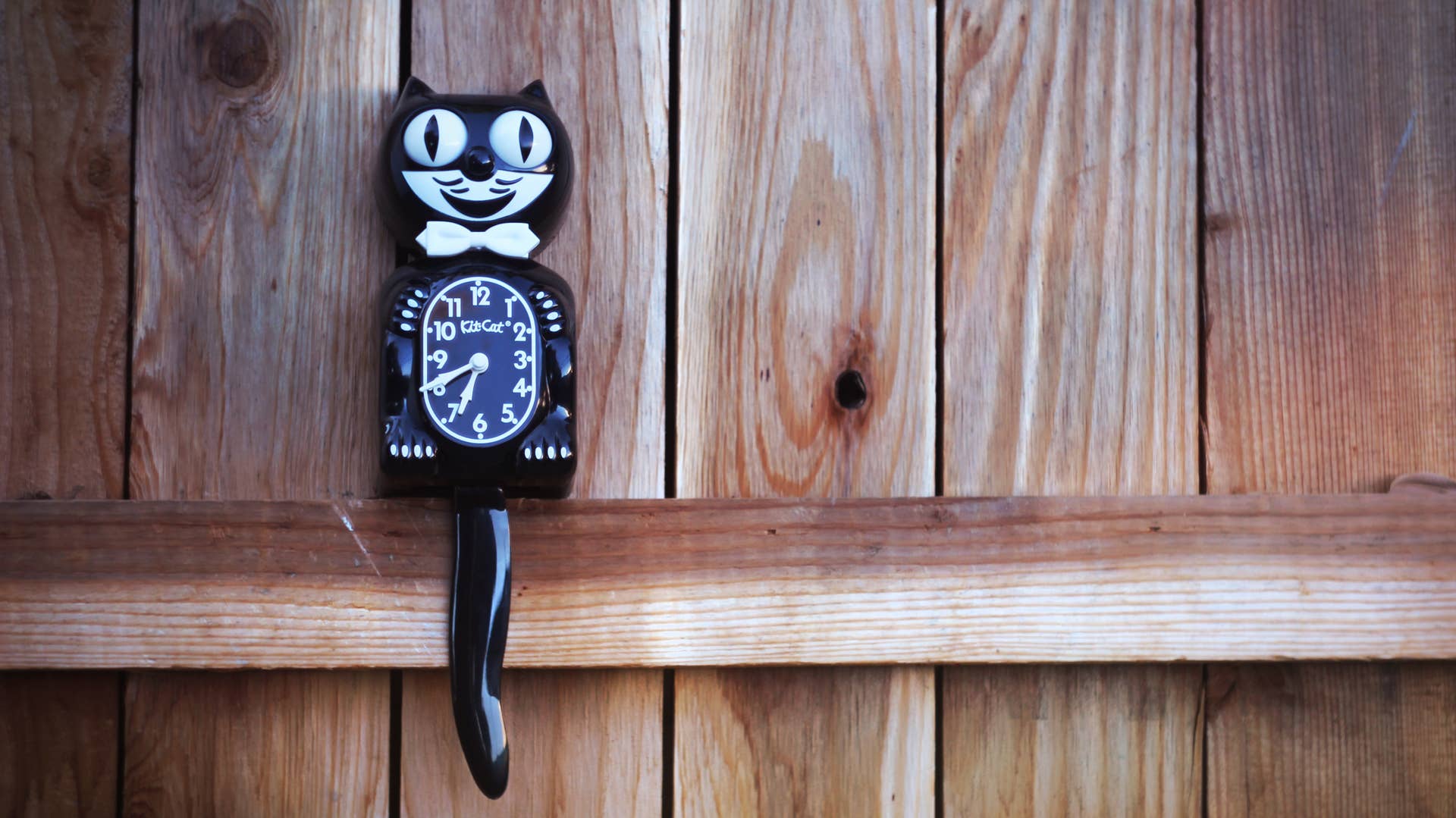 Klassische schwarze Kit Cat Klock