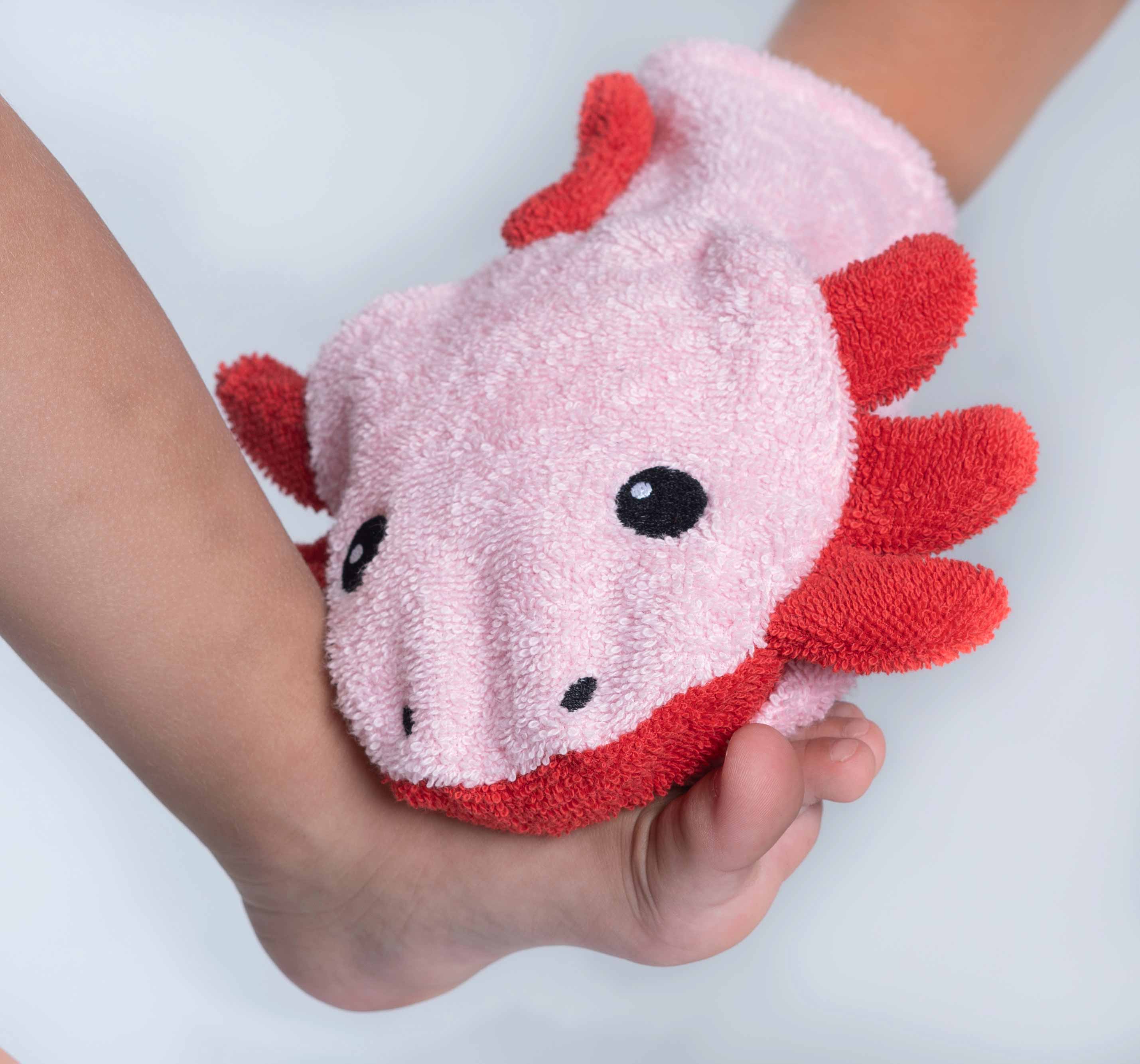 BIO Waschlappen Axolotl groß