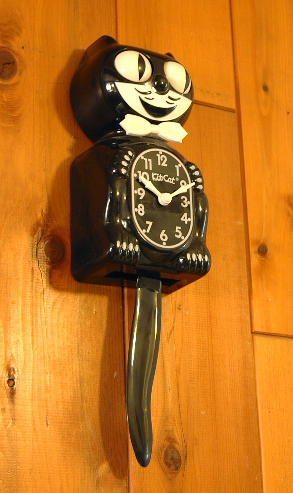 Klassische schwarze Kit Cat Klock