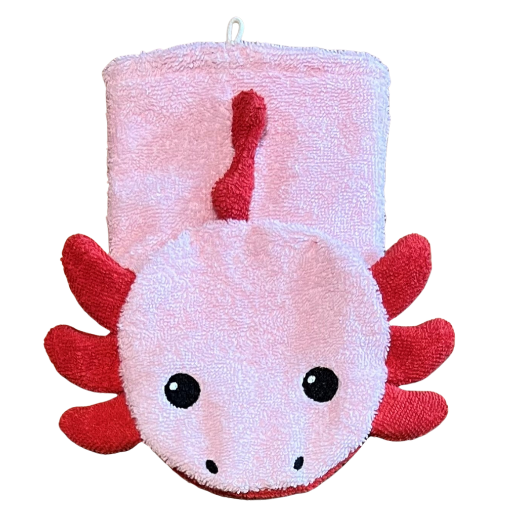 BIO Waschlappen Axolotl groß