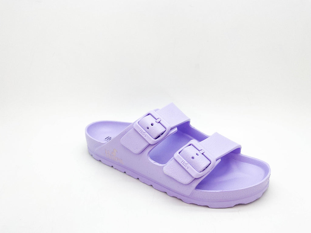 Thies 1856 ® Ecofoam Sandalen Vegan Lavendel