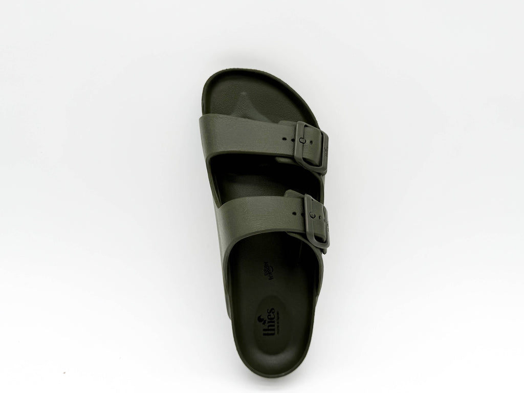 Thies 1856 ® Ecofoam Sandalen Vegan Olive