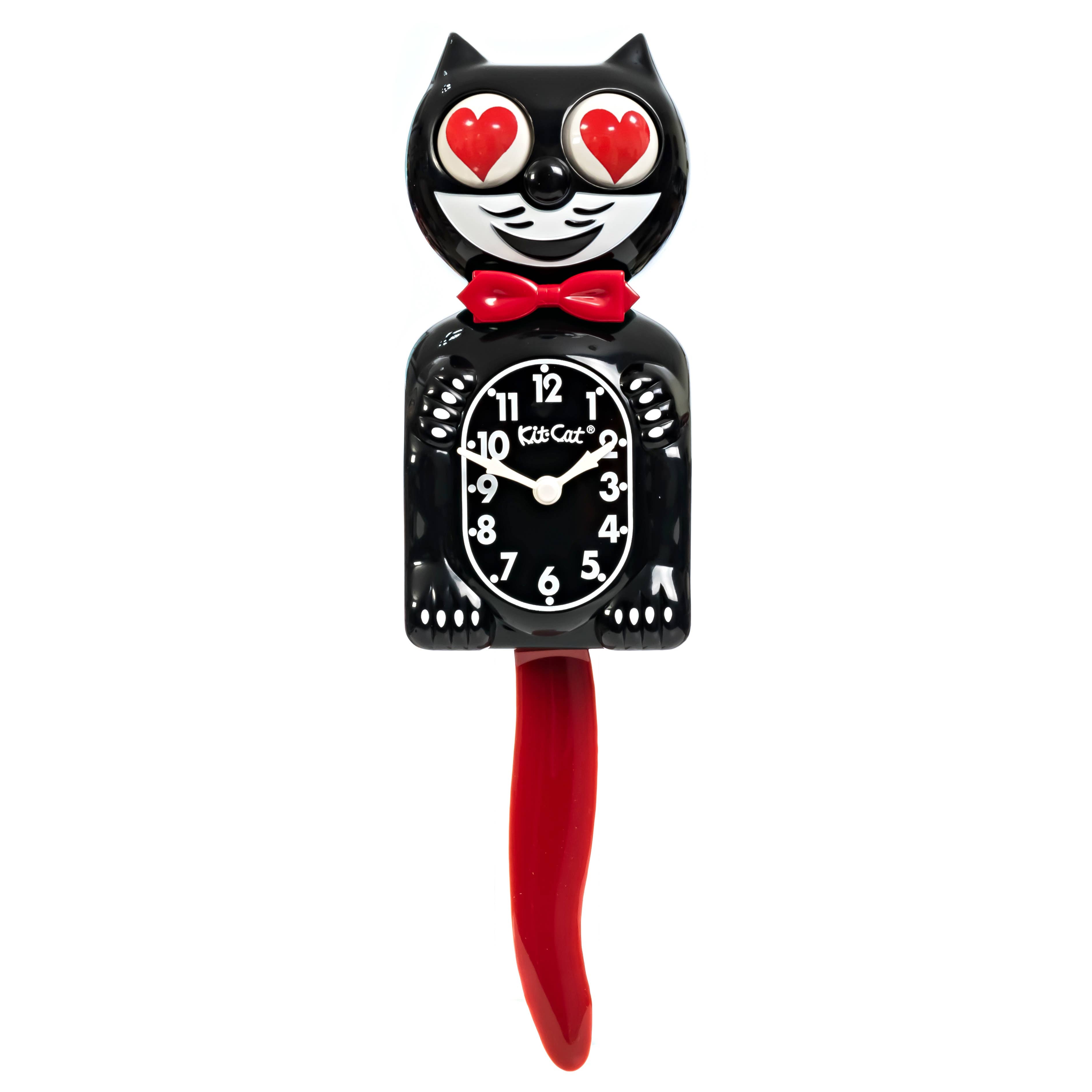 Kit-Cat Klock Crimson Royale Limited Edition mit Herzaugen