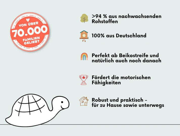 Snack Piekser 7er Set Schildkröten