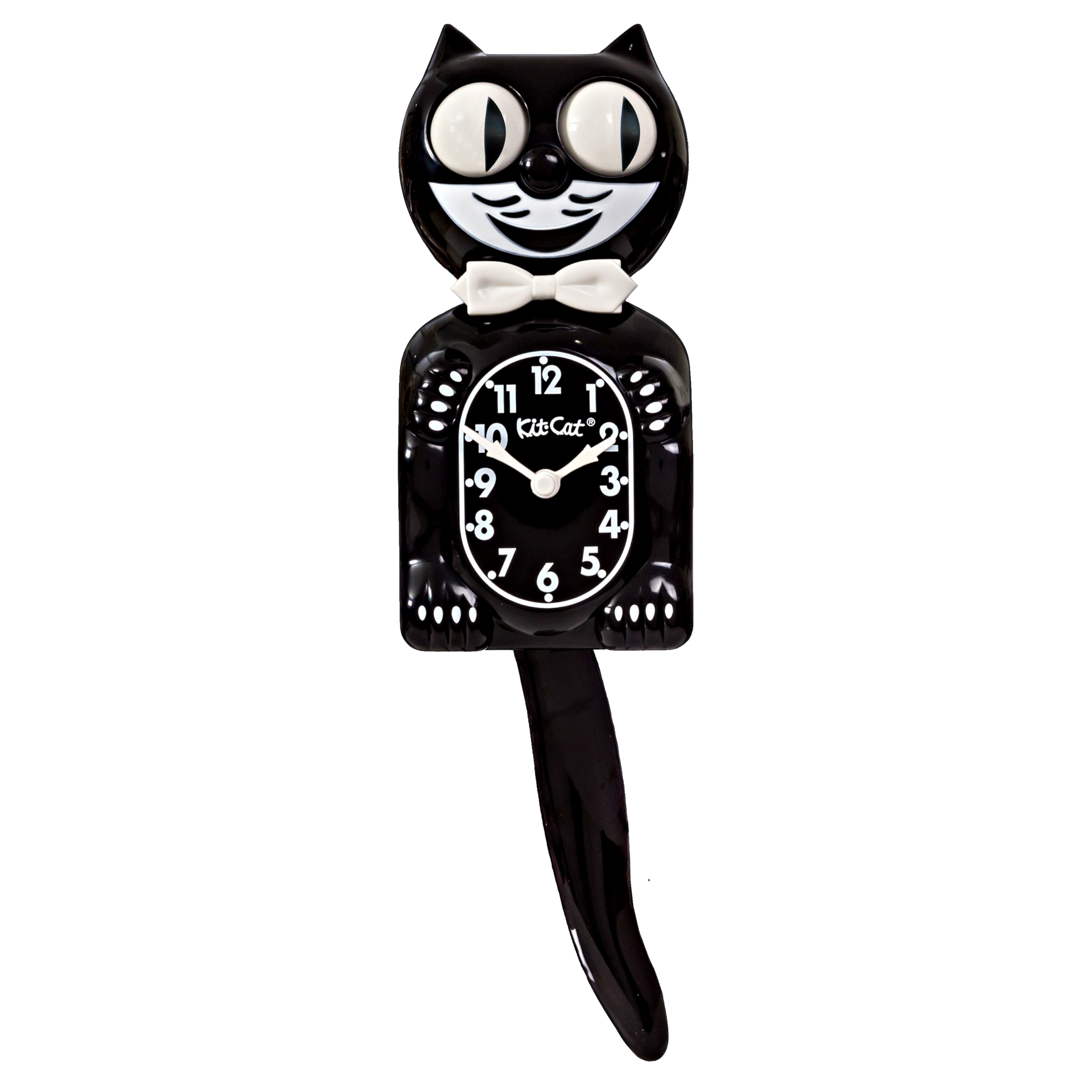 Klassische schwarze Kit Cat Klock