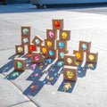 Holz-Kaleidoskop-Blöcke