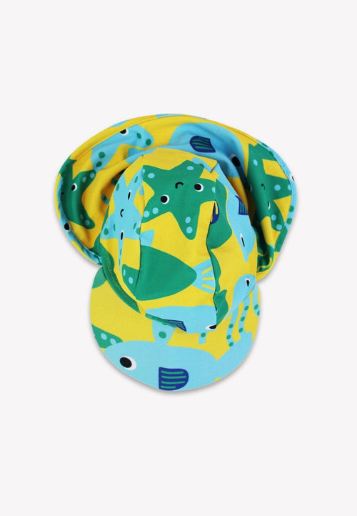 Baby Sonnenhut mit Fisch Aufdruck UV-Schutz UPF 50+