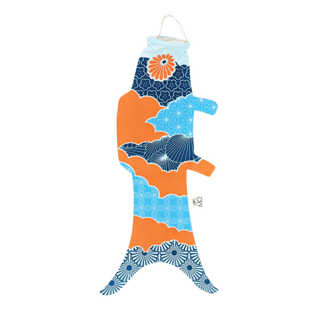 Koinobori Mini Windhose - Blaue Ume