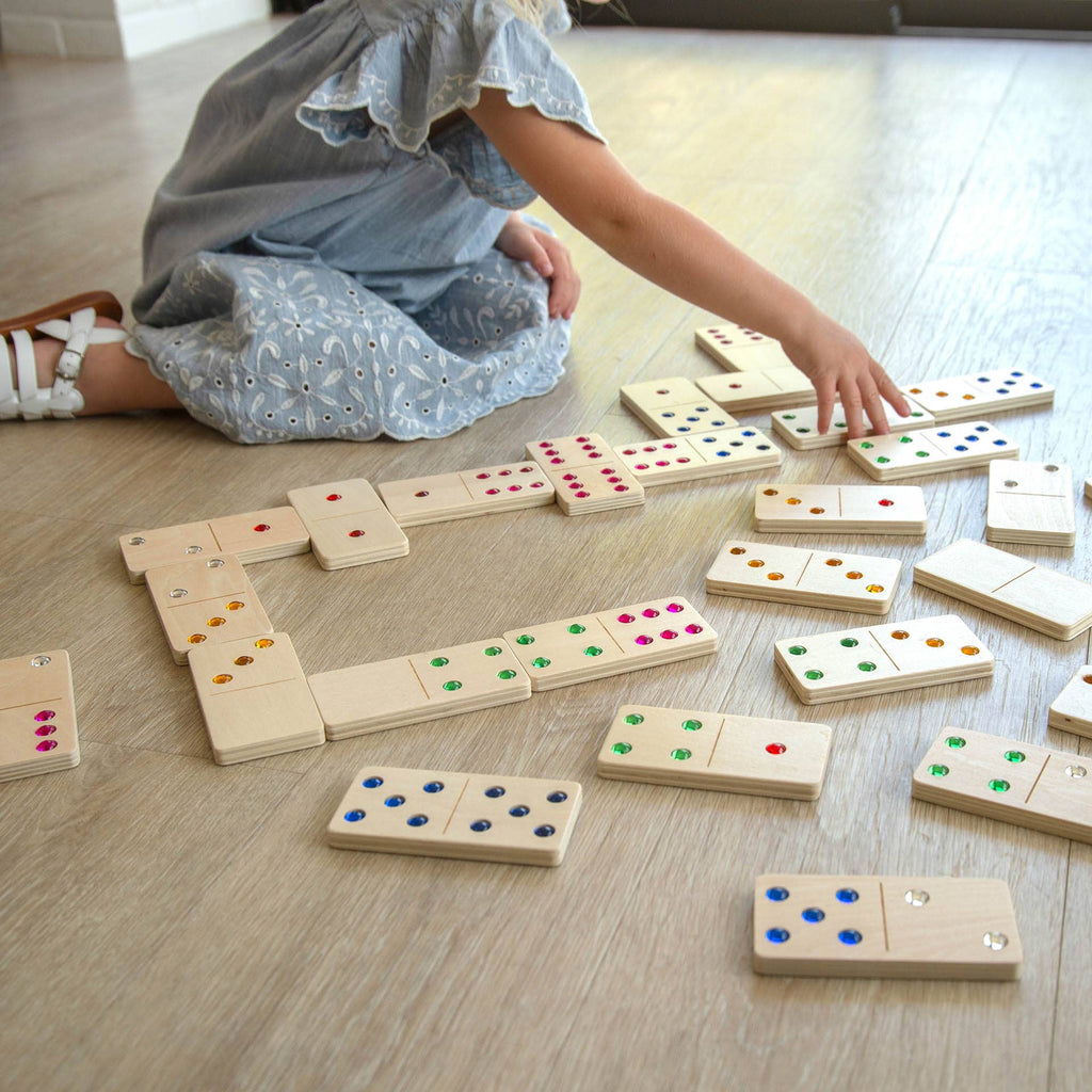 Holzjuwel Domino