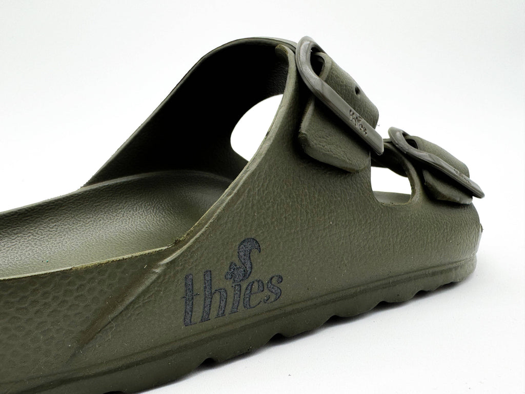 Thies 1856 ® Ecofoam Sandalen Vegan Olive