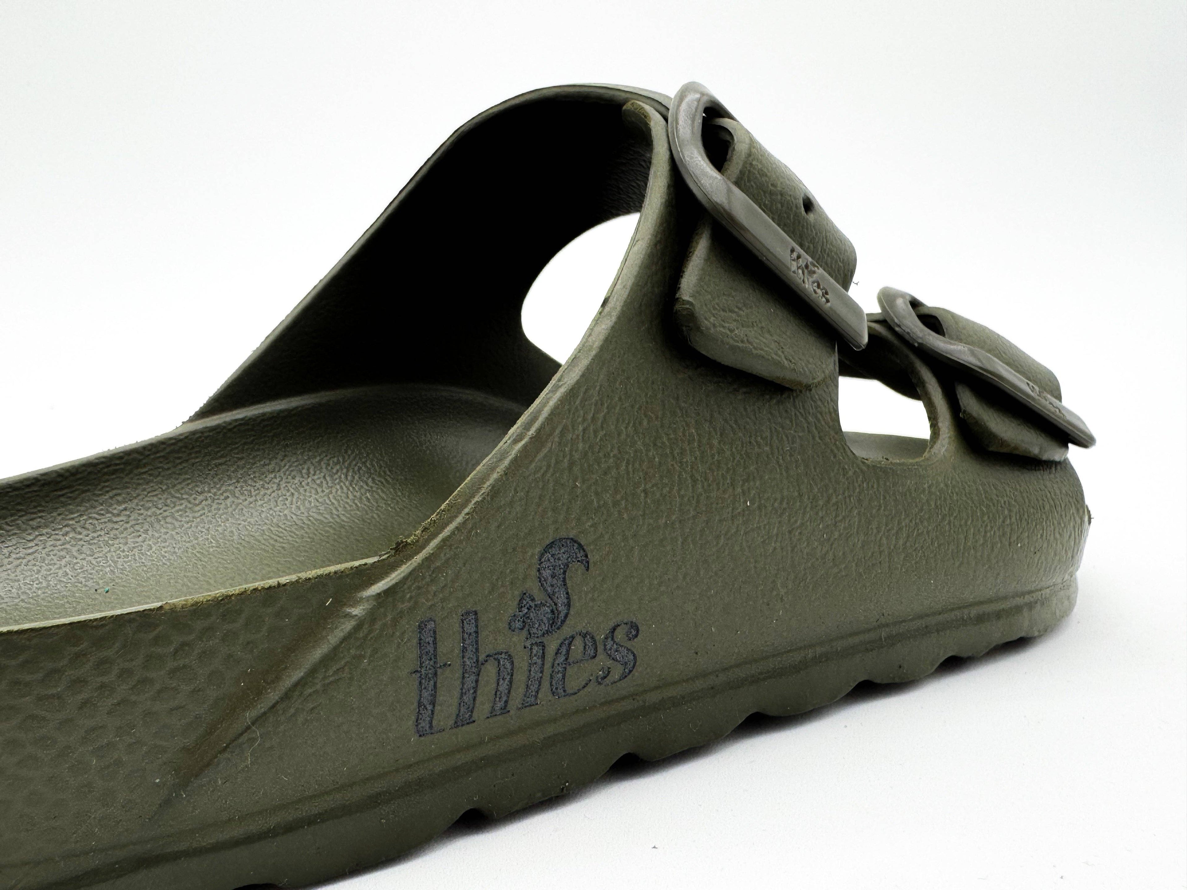 Thies 1856 ® Ecofoam Sandalen Vegan Olive