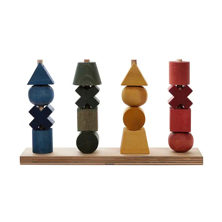 Montessori Steckspielzeug Regenbogen