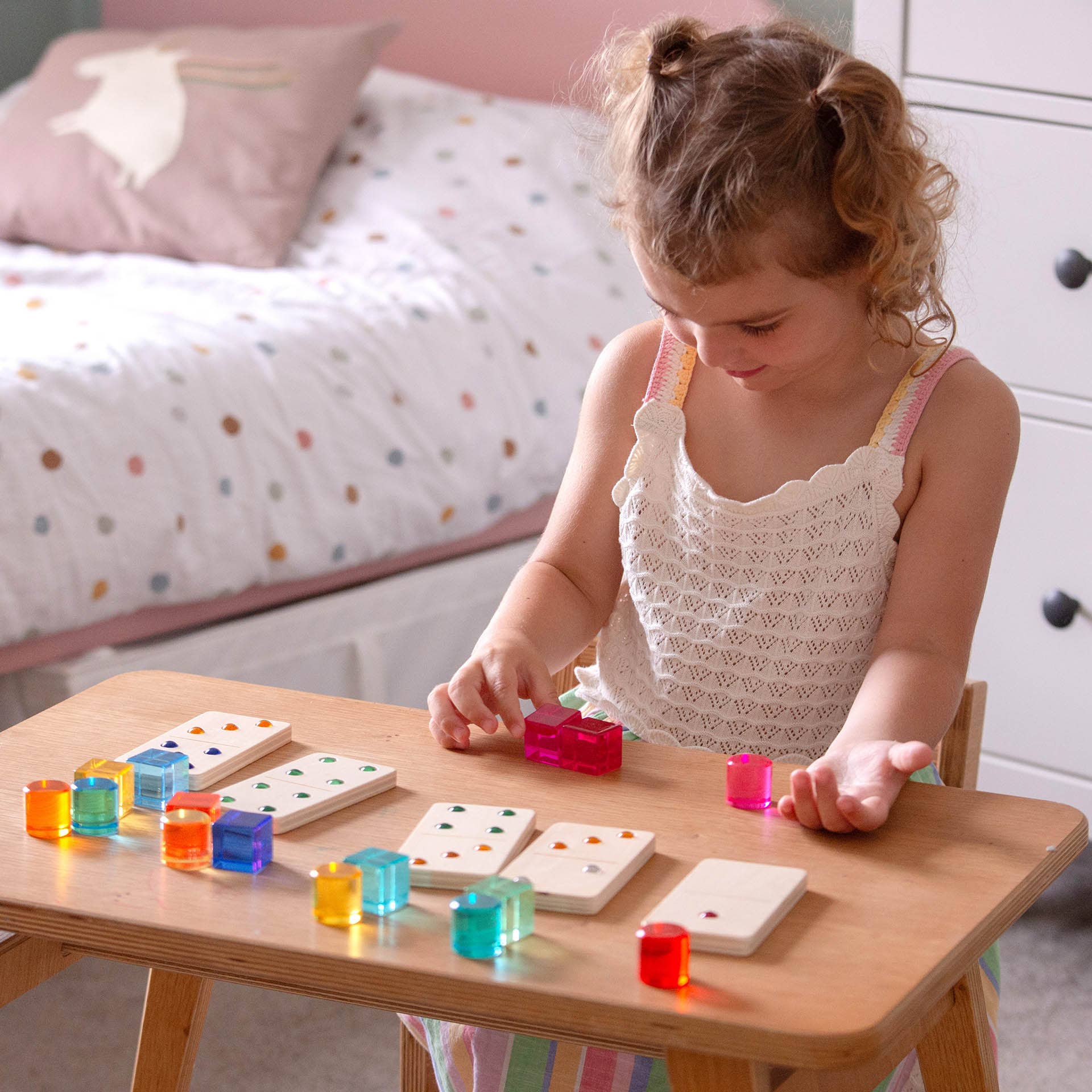 Holzjuwel Domino