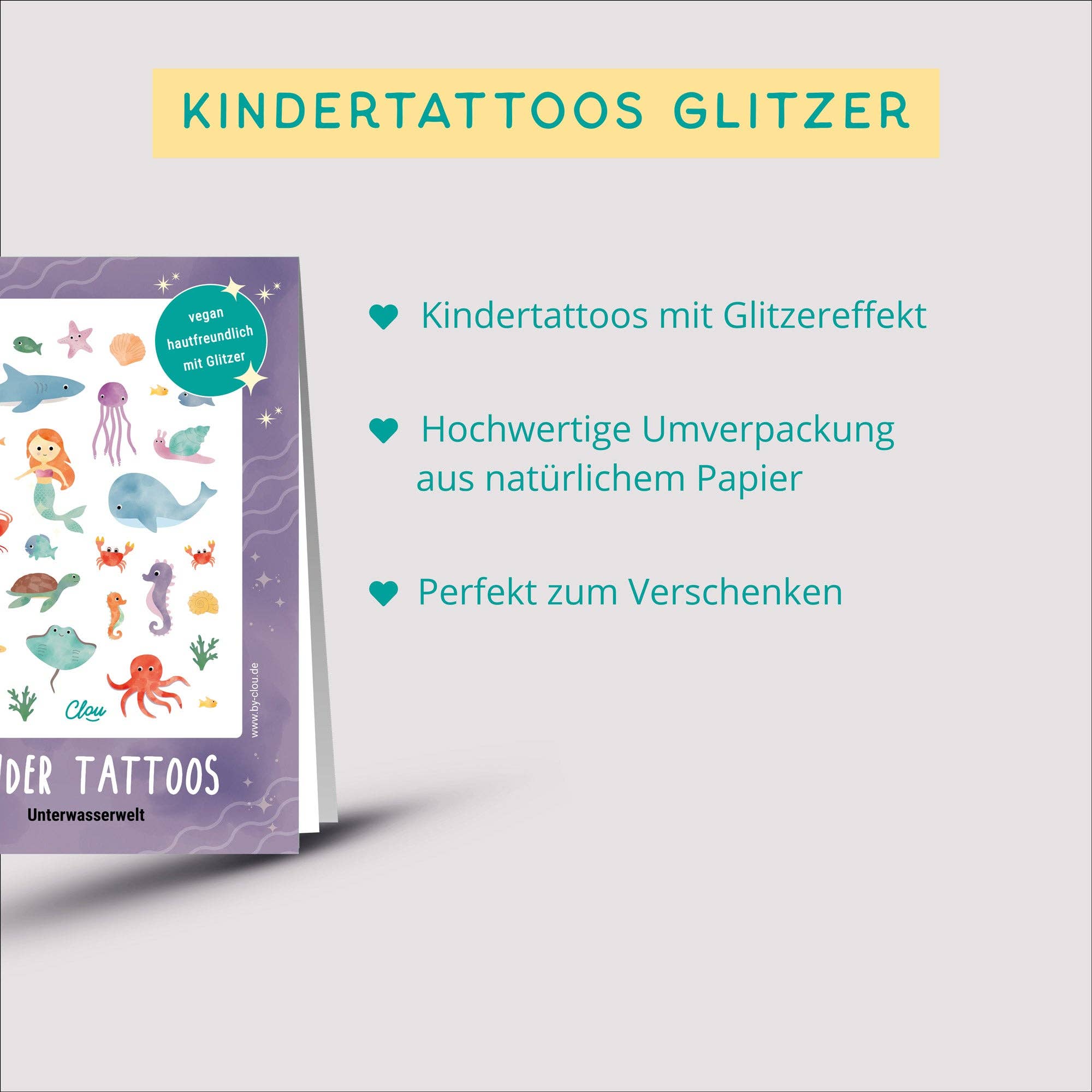 Tattoos - Glitzer "Unterwasserwelt"