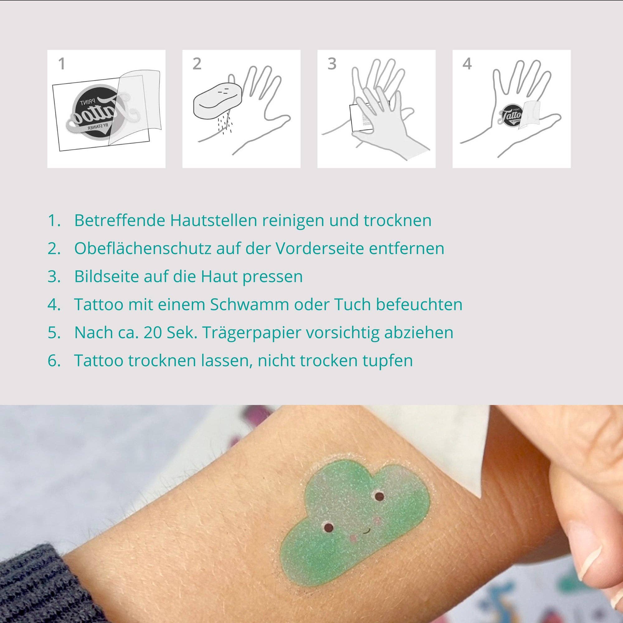 Tattoos - Glitzer "Wunderland"