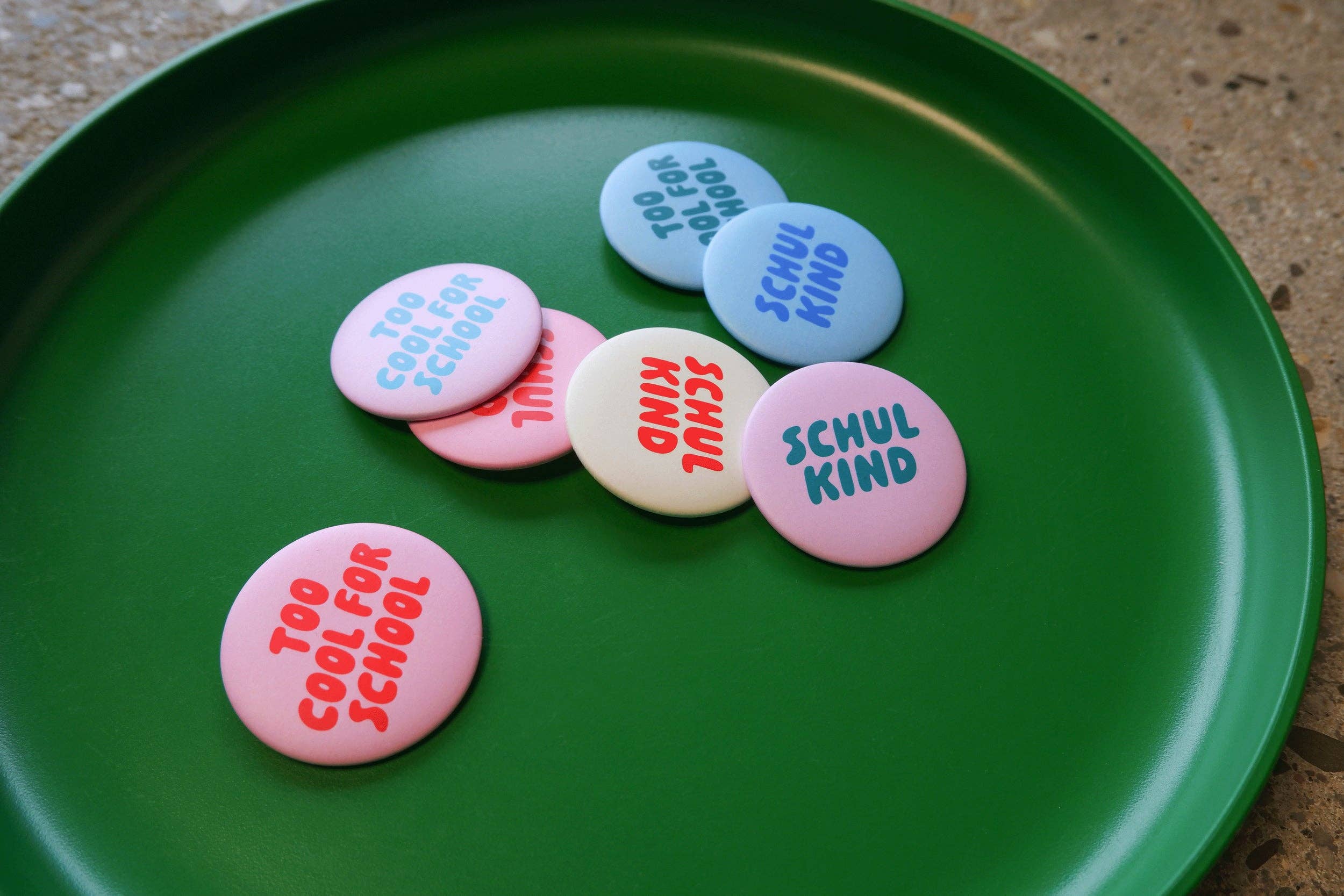 Button "Schulkind blau"