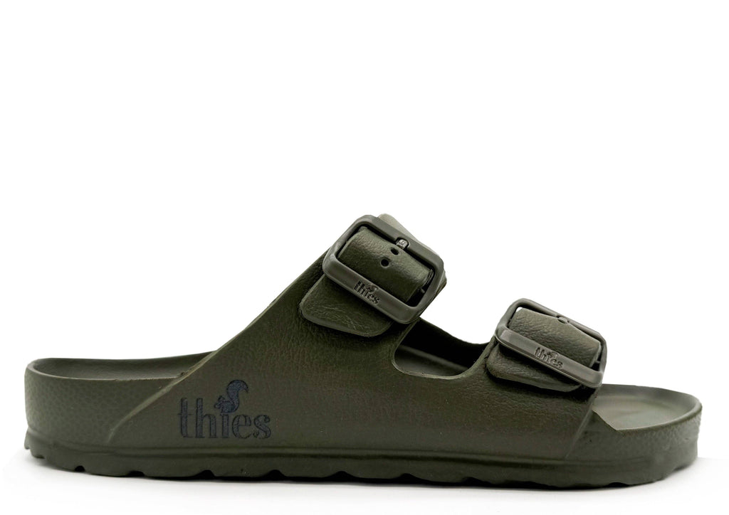 Thies 1856 ® Ecofoam Sandalen Vegan Olive