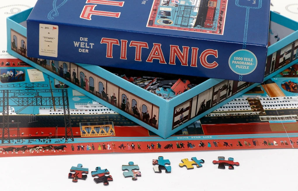Die Welt der Titanic - Ein 1000-Teile-Panorama-Puzzle