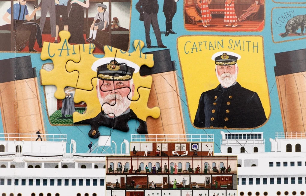 Die Welt der Titanic - Ein 1000-Teile-Panorama-Puzzle