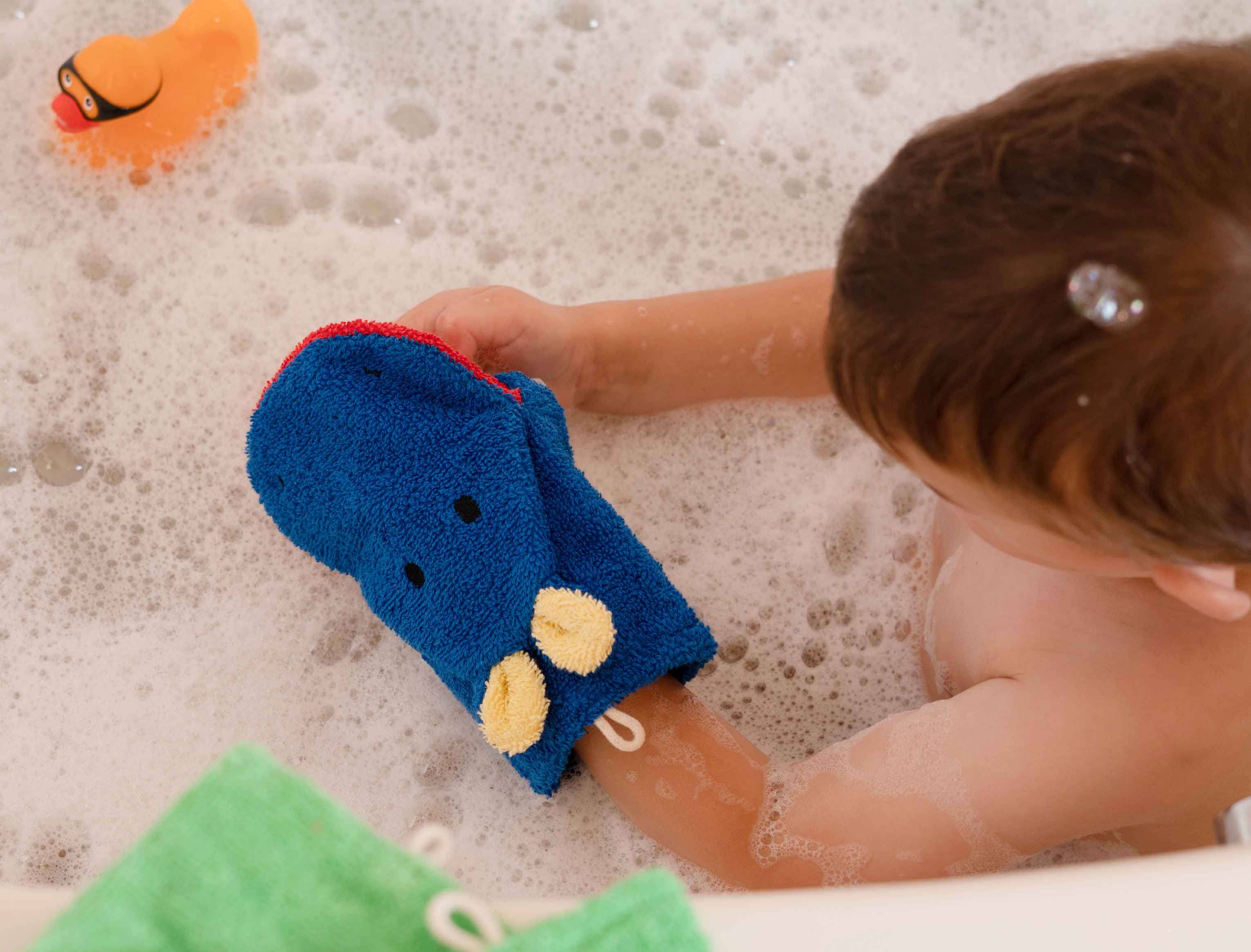 BIO Waschlappen Hippo groß