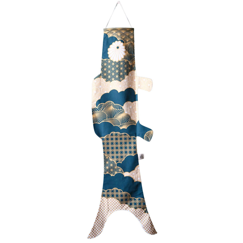Koinobori Windhose Groß - Matsu Blue