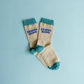 Schulkind-Socken blau