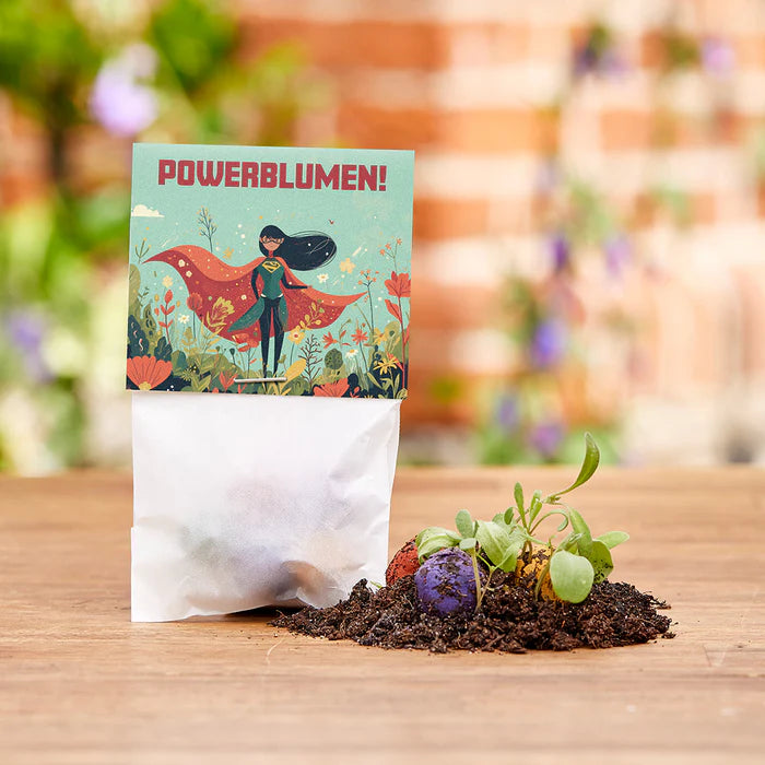 Blumenmurmeln im Tütchen – Powerblumen