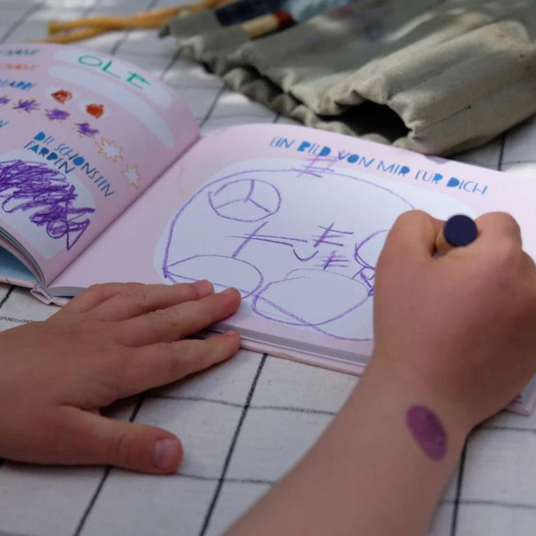 Kindergarten Freundebuch mit Tieren Frau Ottilie