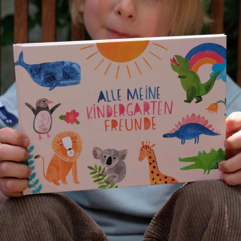 Kindergarten Freundebuch mit Tieren Frau Ottilie