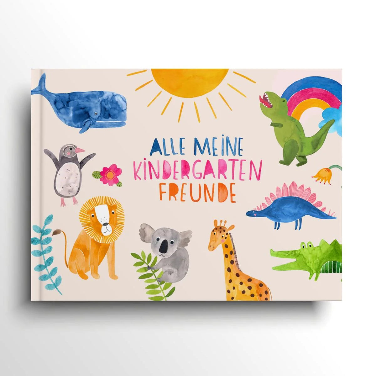 Kindergarten Freundebuch mit Tieren Frau Ottilie