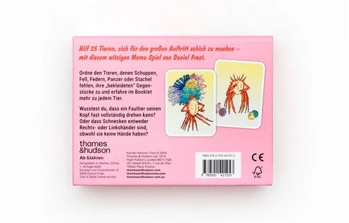 Kleider machen Tiere - ein tierisches Memo-Spiel
