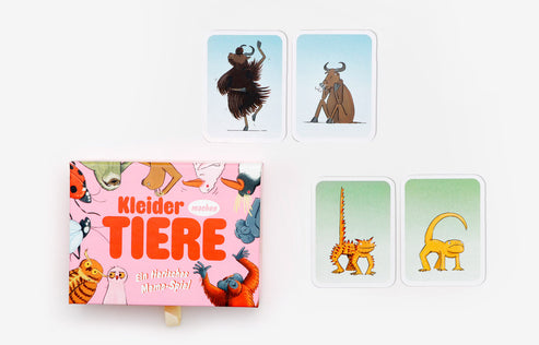 Kleider machen Tiere - ein tierisches Memo-Spiel