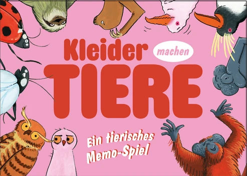 Kleider machen Tiere - ein tierisches Memo-Spiel