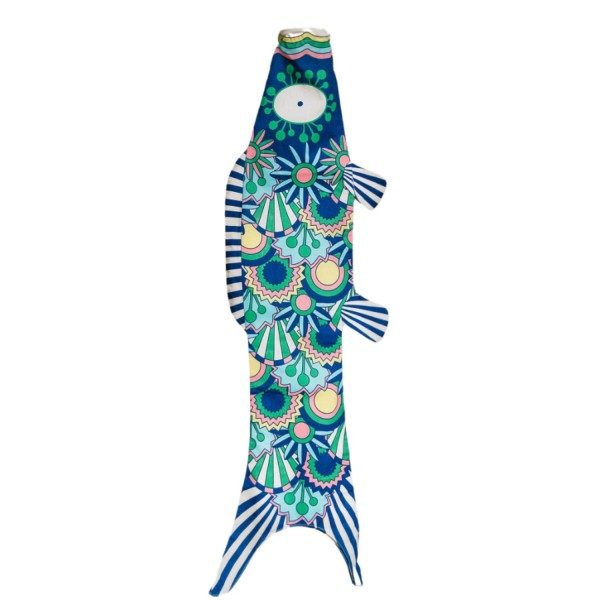Koinobori Windhose Groß - Tropical Navy