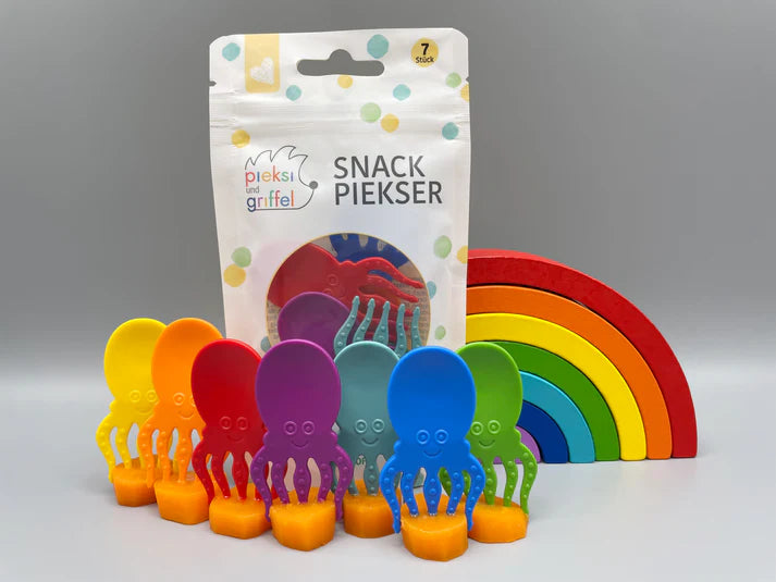 Snack Piekser 7er Set Quallen