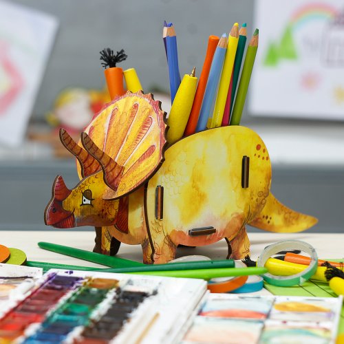 Dino Stiftebox Triceratops