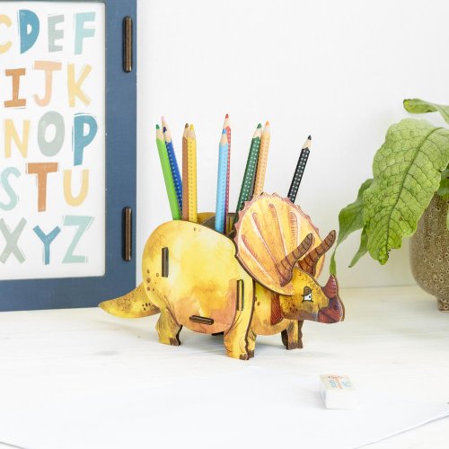 Dino Stiftebox Triceratops