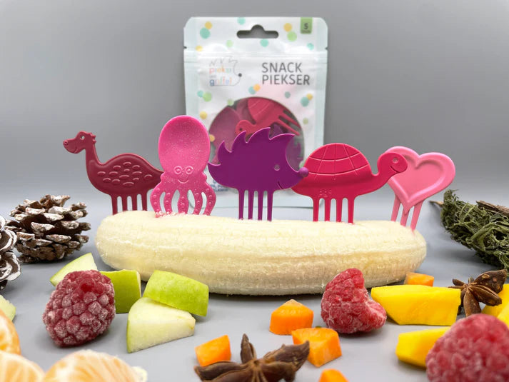 Snack Piekser 5er Set Pink/Lila