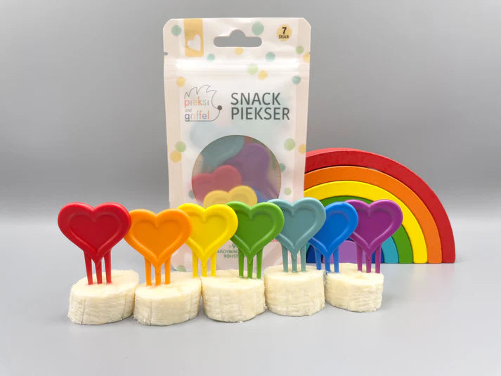 Snack Piekser 7er Set Herzen