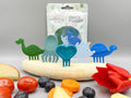 Snack Piekser 5er Set Grün/Blau