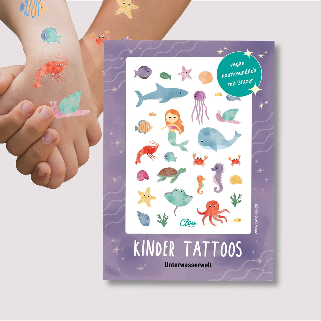 Tattoos - Glitzer "Unterwasserwelt"
