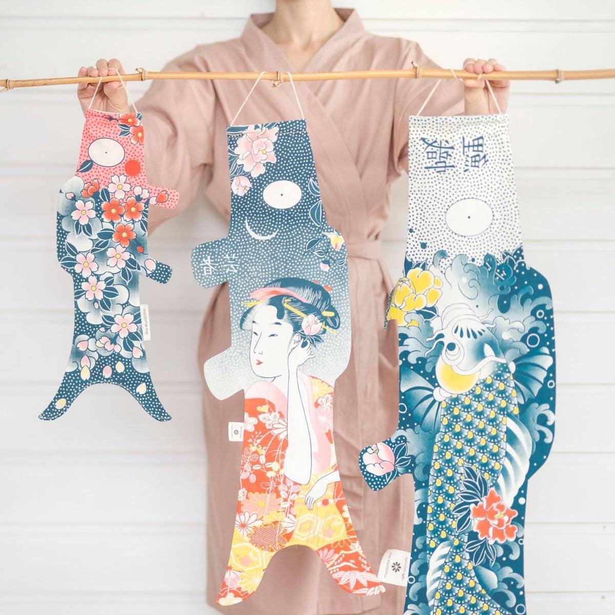 Koinobori Windhose Groß – Tattoo Koi