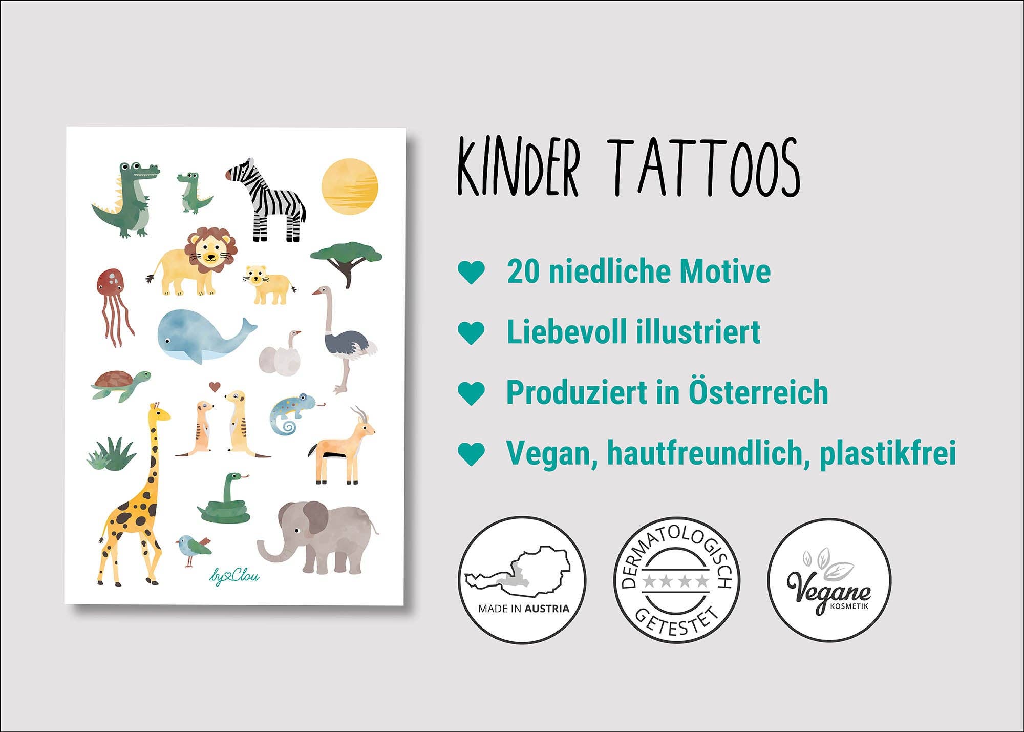 Tattoos "Wilde Tiere"