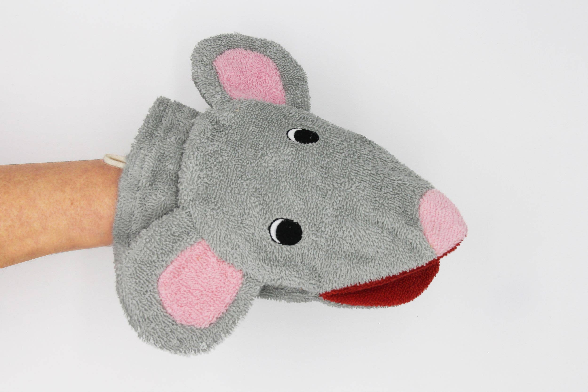BIO Waschlappen Maus groß