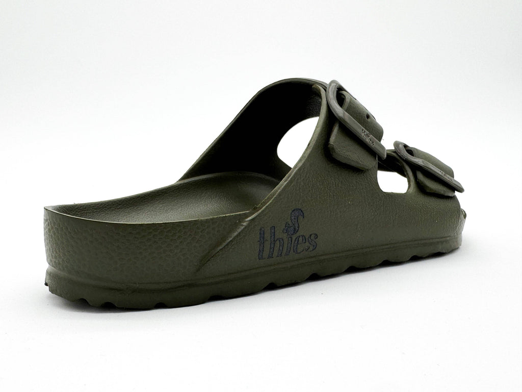 Thies 1856 ® Ecofoam Sandalen Vegan Olive