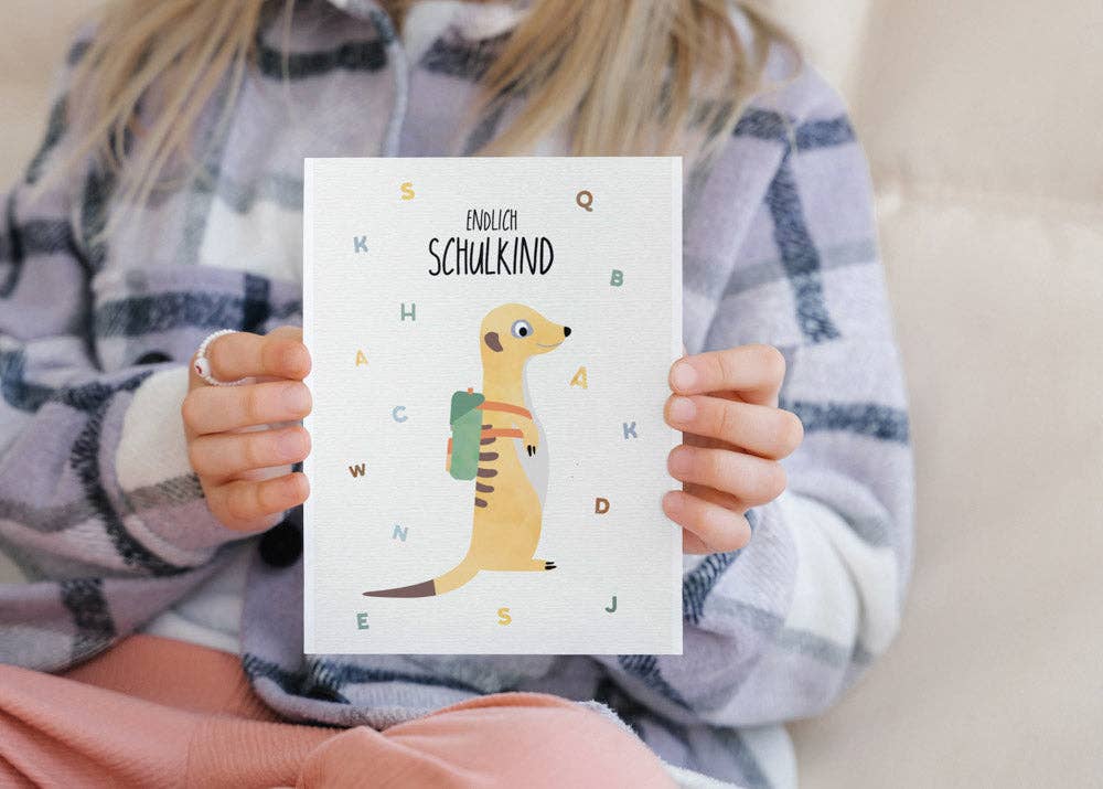 Karte -"Endlich Schulkind"